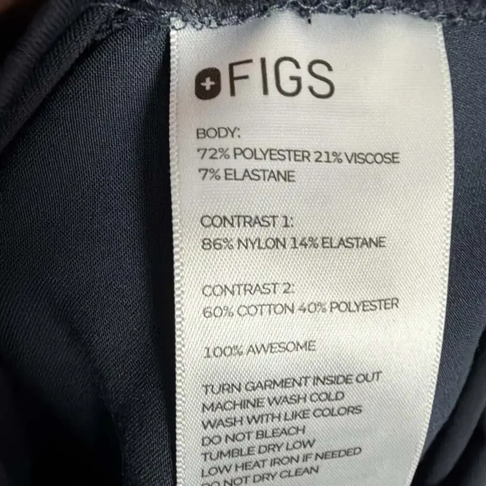 Figs Maternity Women’s Large #2327 Zamora Jogger Belly Bump Scrub Pants